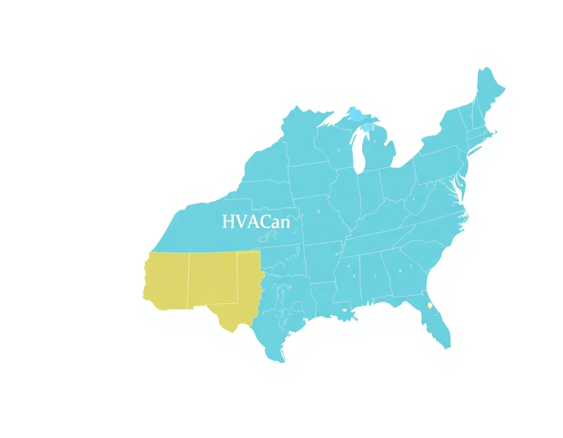 Hvac Service Areas Map
